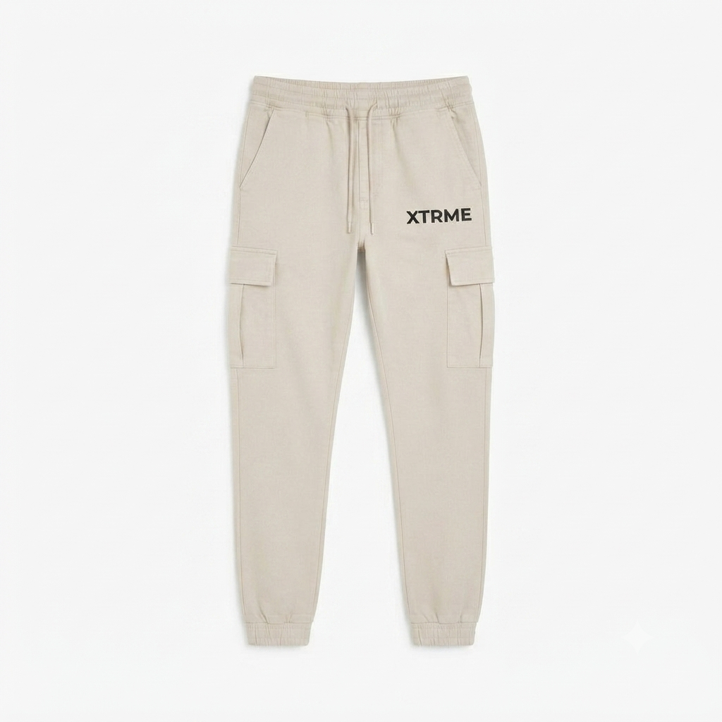 Utility Cargo Pants – Beige (Men)