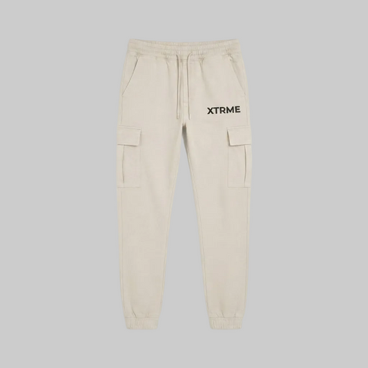Utility Cargo Pants – Beige (Men)
