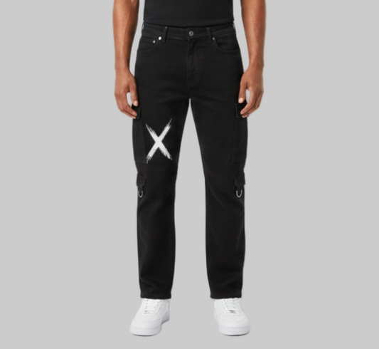 XTRME Take The Risk Black Cargo PantS- MENS