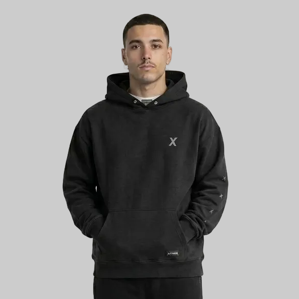Essential X Hoodie – Dark Charcoal (Men)