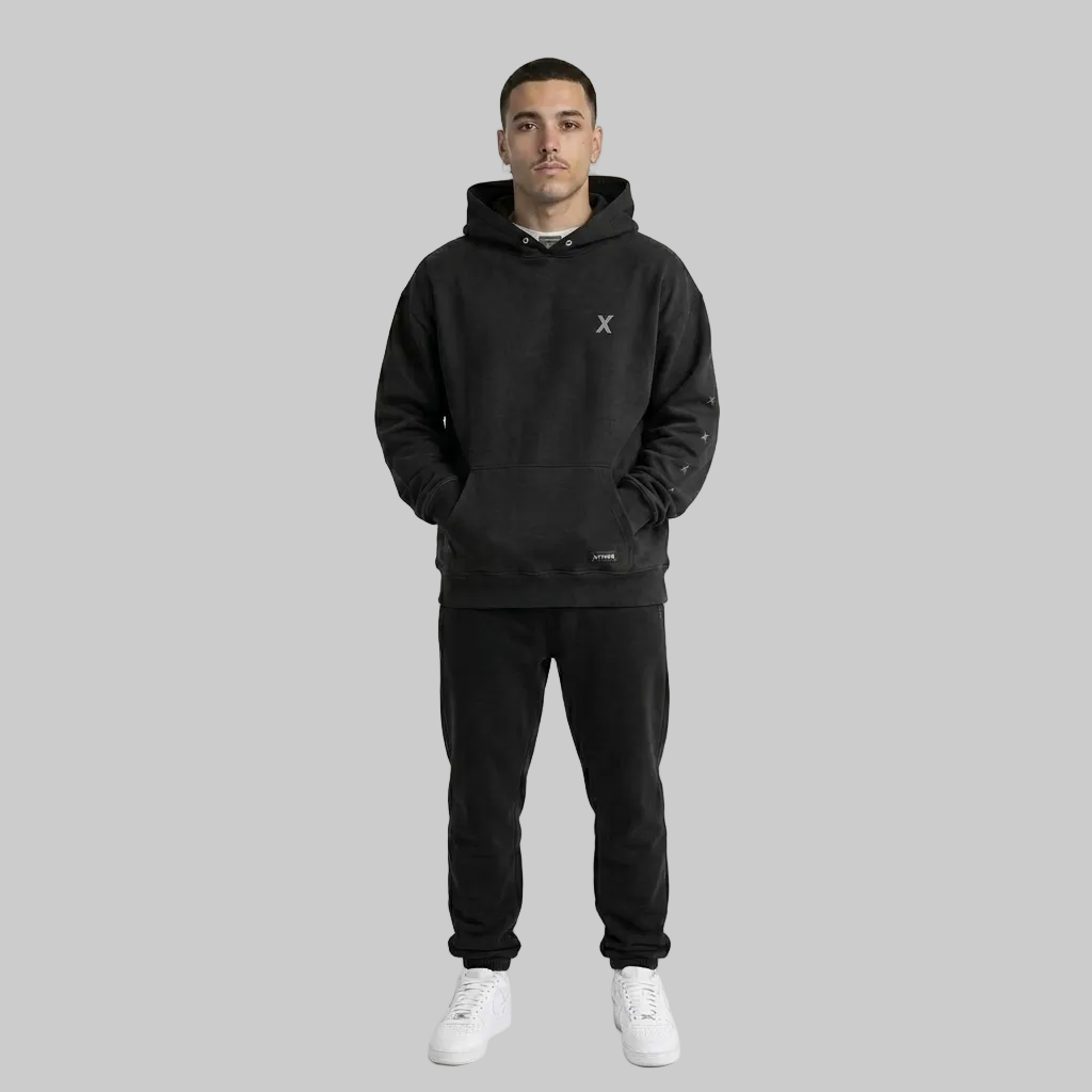 Essential X Hoodie – Dark Charcoal (Men)