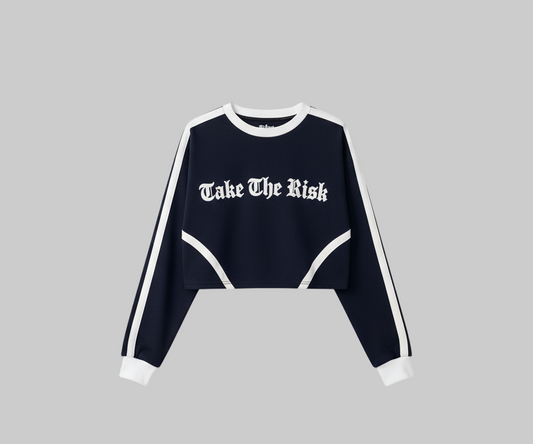 XTRME Take The Risk Navy Crop Top — Women’s Edition