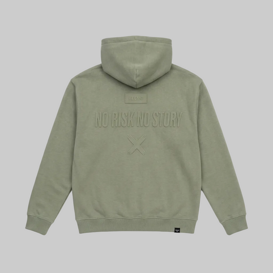No Risk No Story Hoodie – Olive Green (Men)