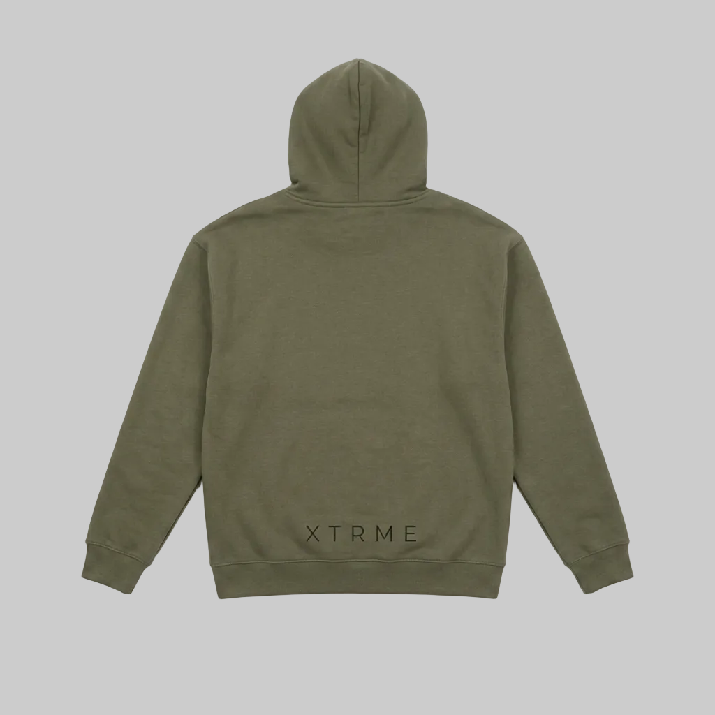 Signature X Hoodie – Military Green (Men)