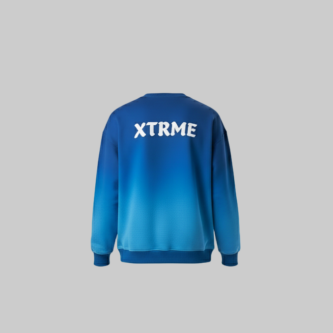 XTRME Ocean Fade Oversize Sweater