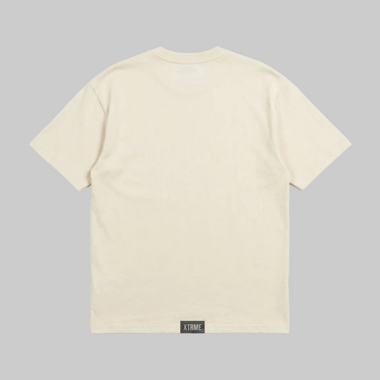 Essential X T-Shirt – Beige Oversized (Women)
