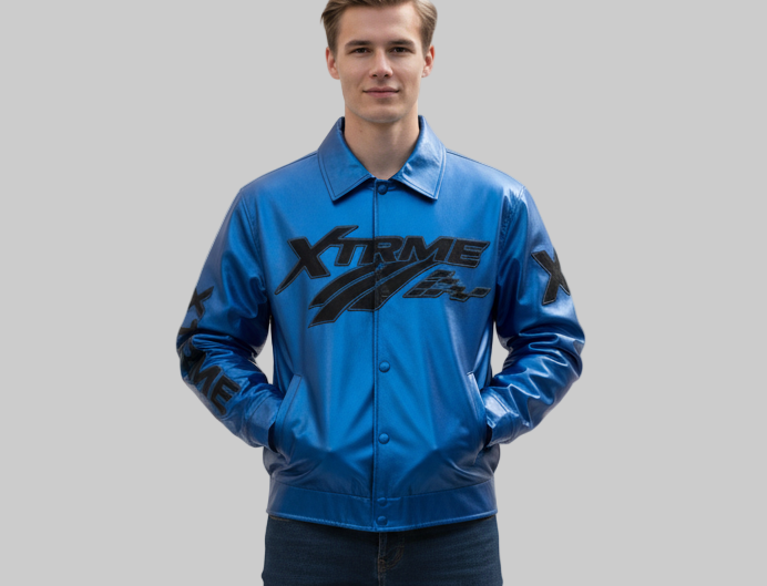 XTRME Royal Blue Racer Jacket — Men’s Edition