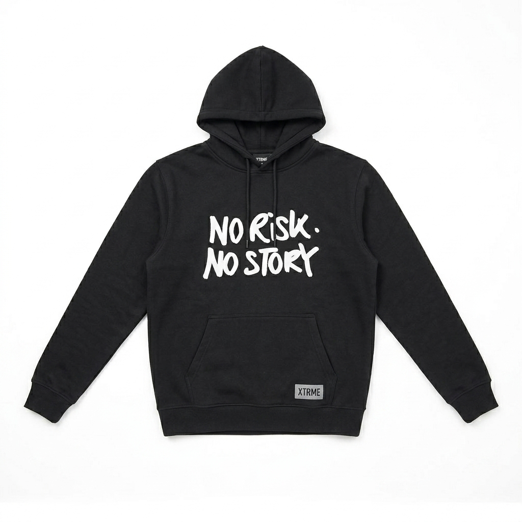 No Risk No Story Hoodie – Black (Men)