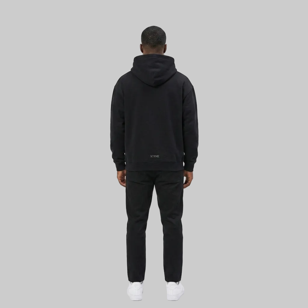 Bold X Hoodie – Black (Men)