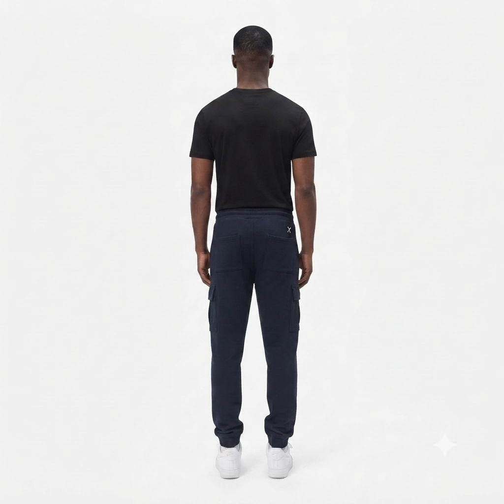 Utility Cargo Pants – Dark Blue (Men)