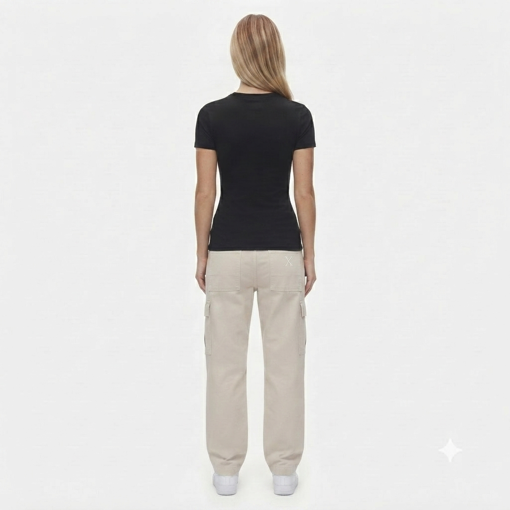 Utility Cargo Pants – Beige (Women)
