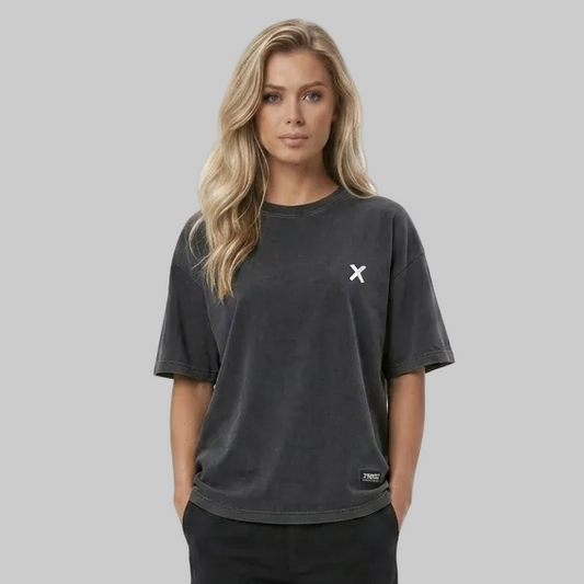 Essential X T-Shirt – Charcoal Grey (Women)