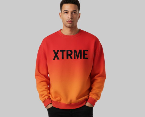 XTRME Ember Fade Oversize Sweater
