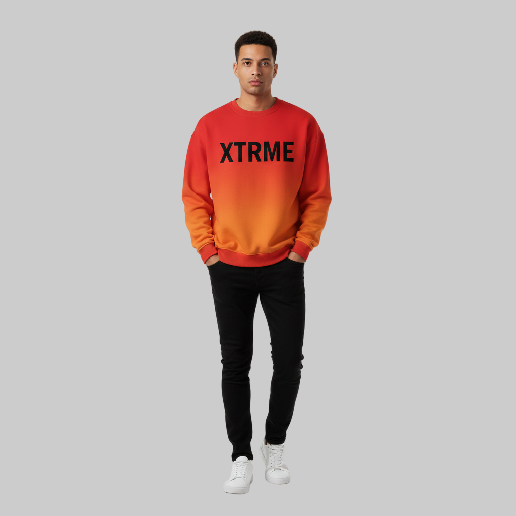 XTRME Ember Fade Oversize Sweater