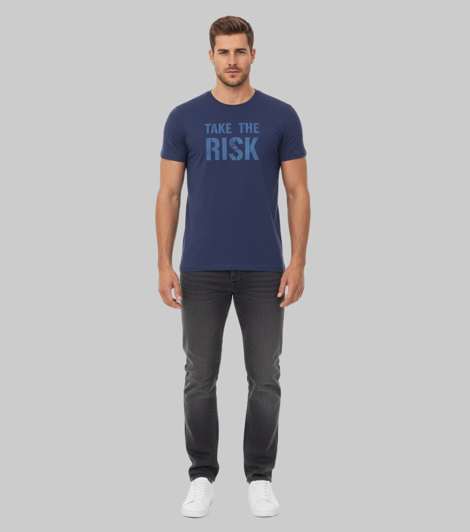 XTRME Take The Risk Navy Tee — Men’s Editio