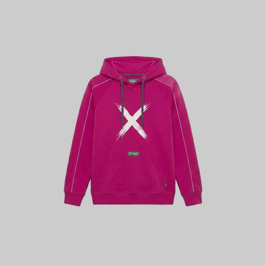 Signature X Hoodie – Fuchsia (Women)