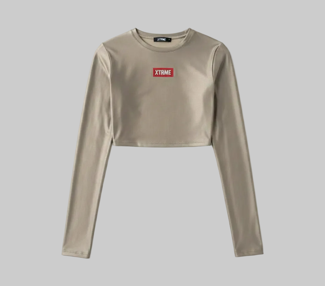 Crop Top silver - xtrme