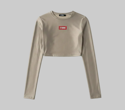 Crop Top silver - xtrme