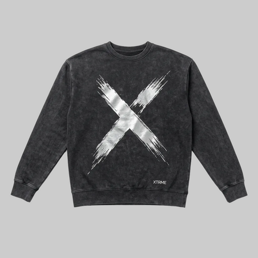 Reflective X Hoodie – Dark Grey (Men)