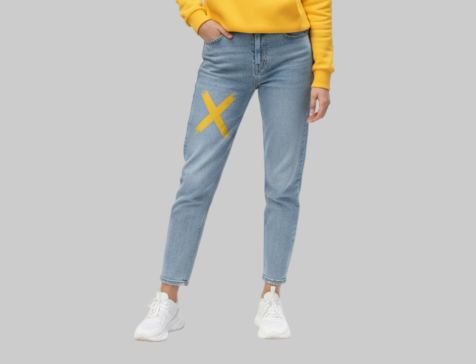 XTRME Light Blue Statement Denim — Unisex Edition