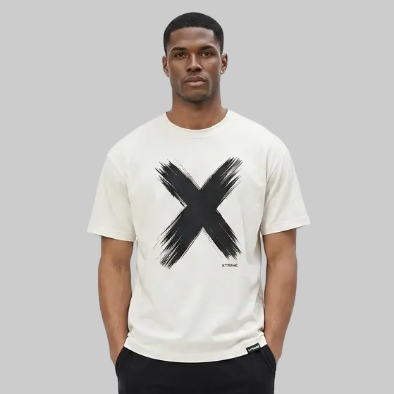 Shadow Brush T-Shirt – White (Men)