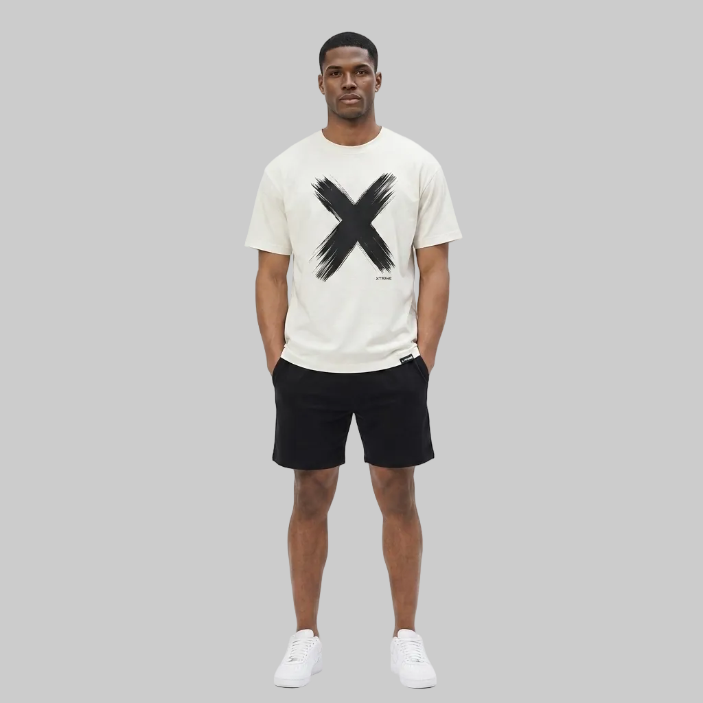 Shadow Brush T-Shirt – White (Men)