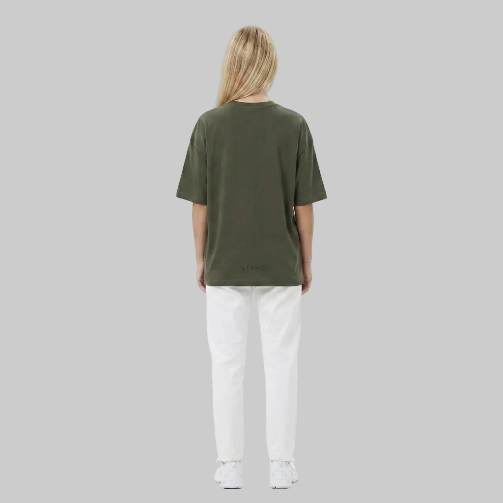 Essential Label T-Shirt – Military Green (Women)