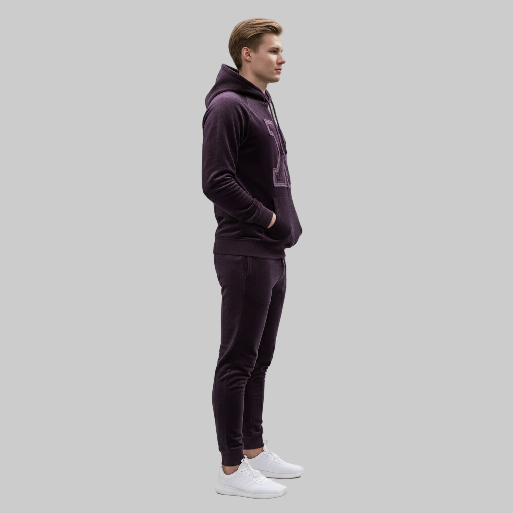 XTRME Dark Purple Velour Set — Men’s Edition