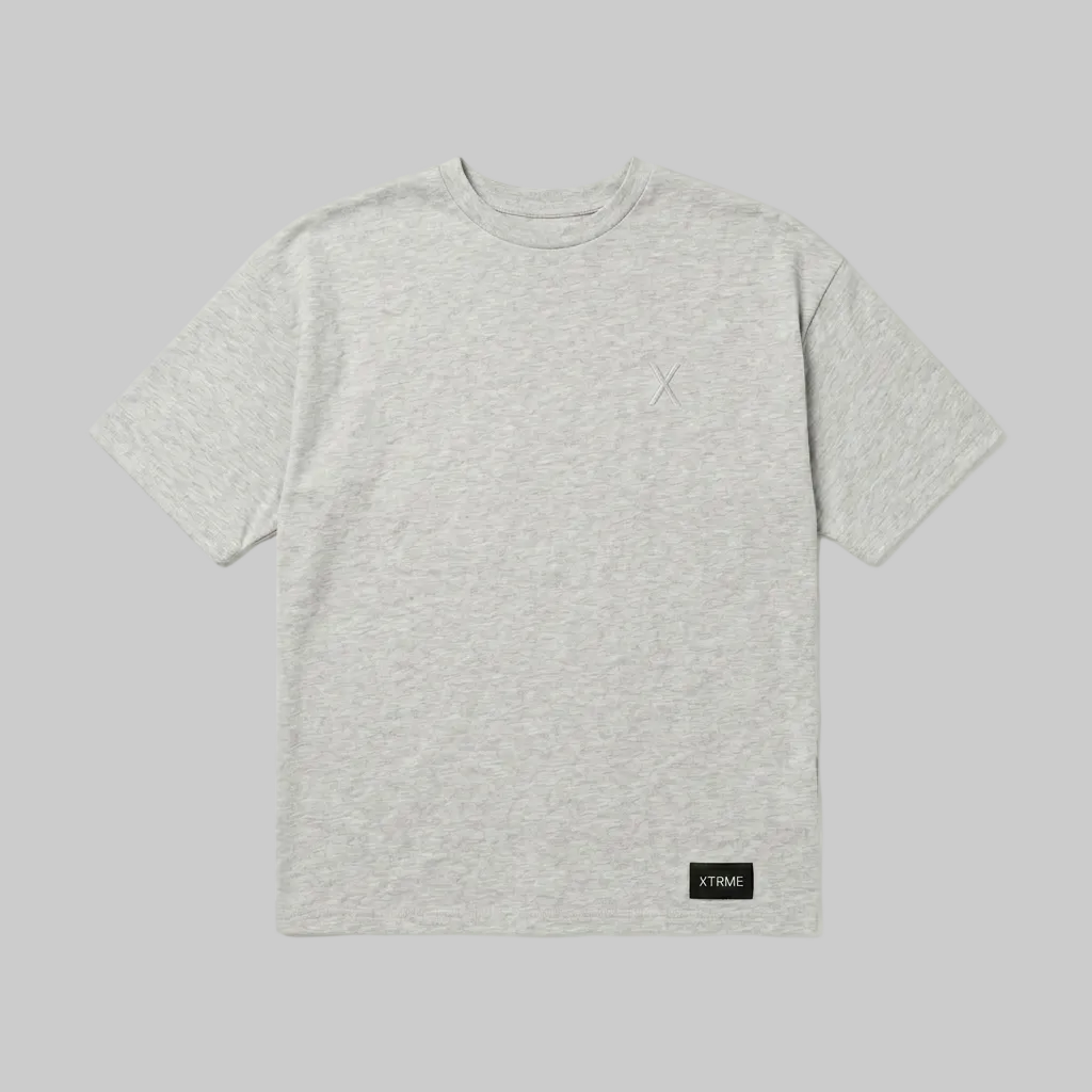 Essential X T-Shirt – Light Gray (Men)