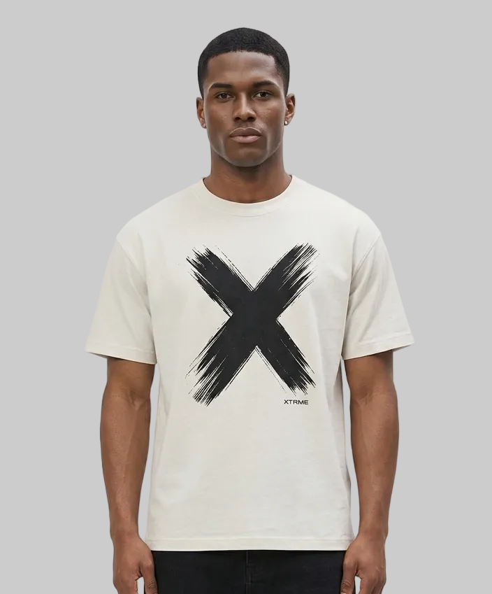 Signature X T-Shirt – Beige (Men)
