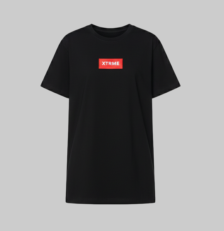 Oversized Dress Tee - Black