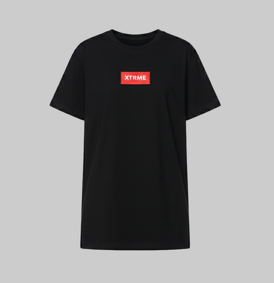 Oversized Dress Tee - Black