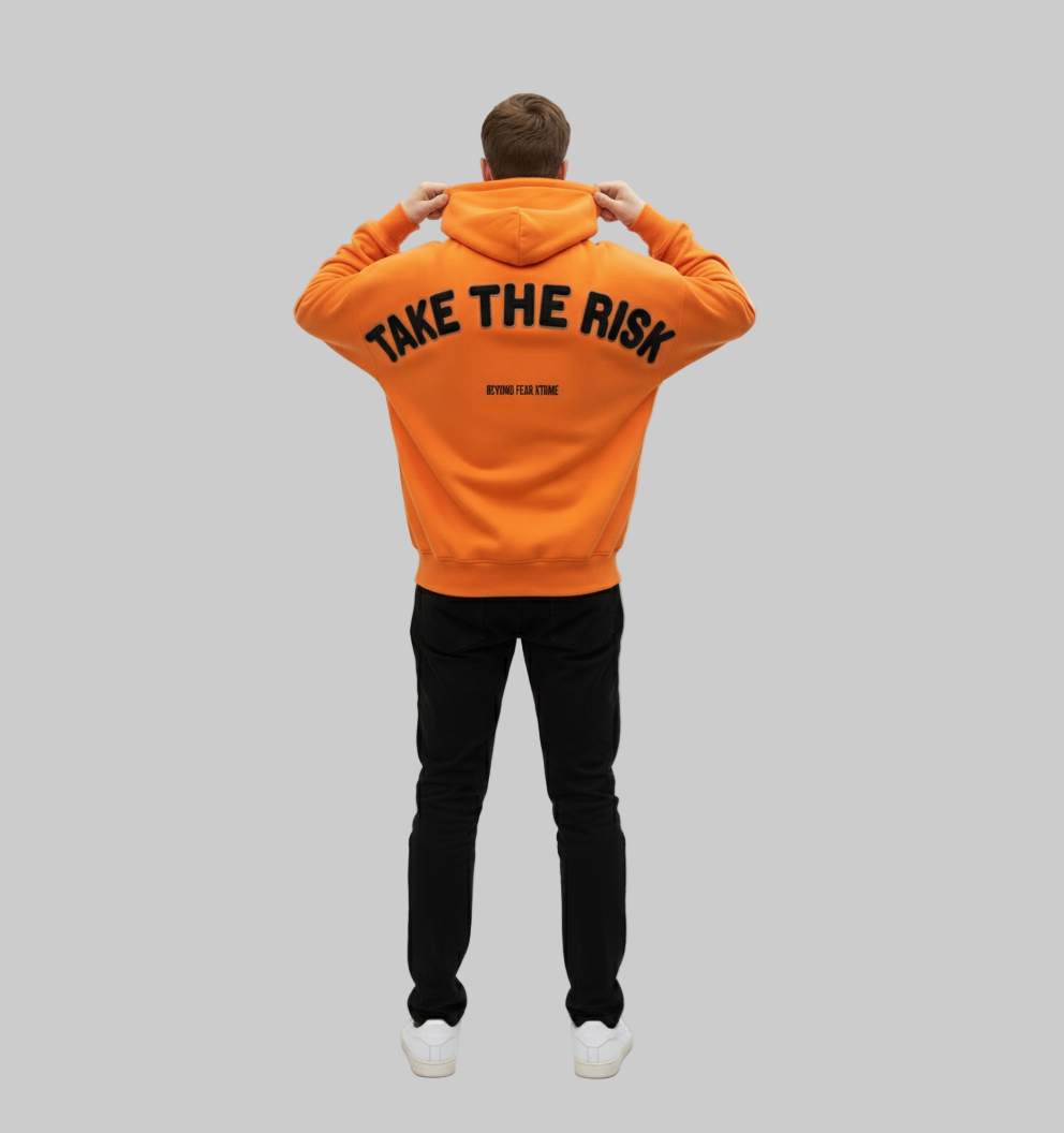 XTRME Take The Risk Orange Hoodie