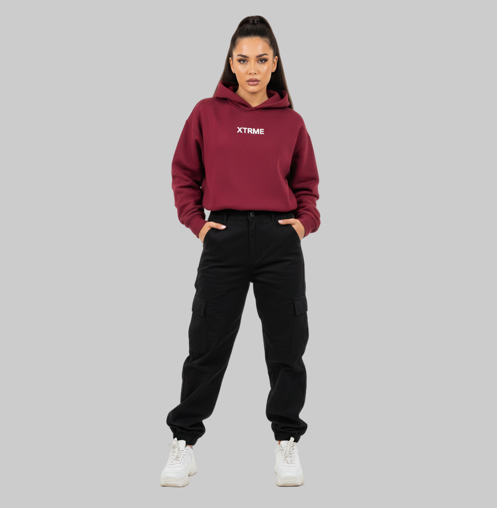 XTRME Burgundy Core Hoodie