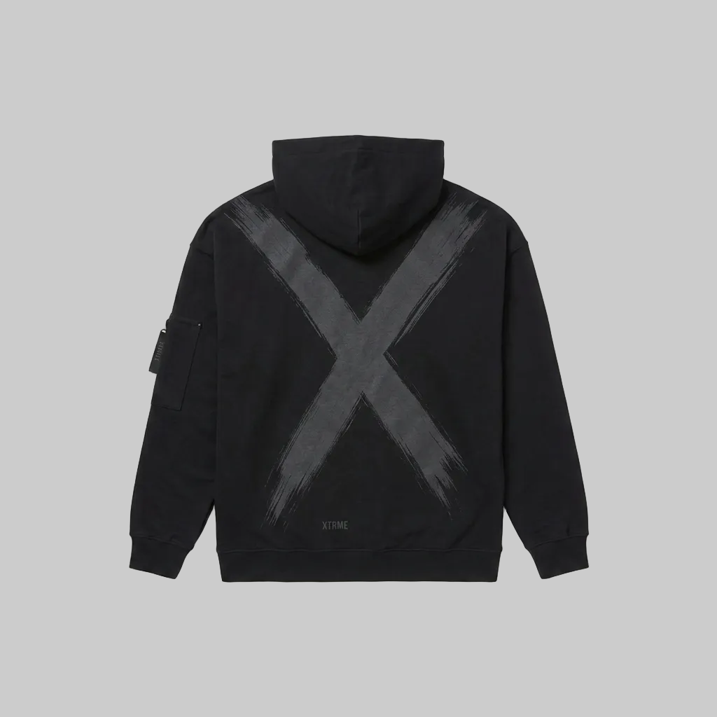 Oversized XTRME Hoodie – Black (Men)