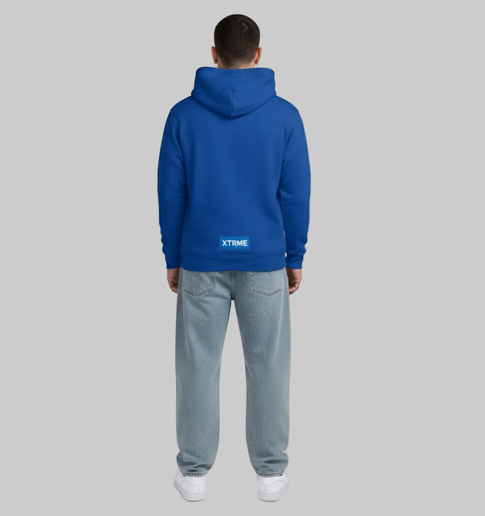 Signature Patch X Hoodie – Cobalt Blue