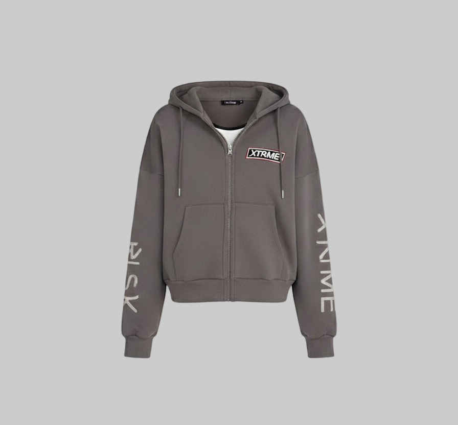 XTRME Grey-Brown “Take The Risk” Lightweight Jacket — Women’s Edition