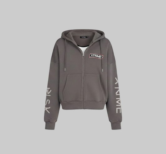 XTRME Grey-Brown “Take The Risk” Lightweight Jacket — Women’s Edition