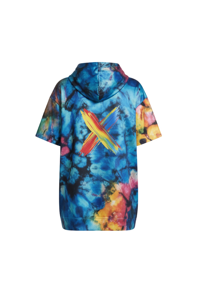 Bear X Oversized Hoodie – Color Clash Edition