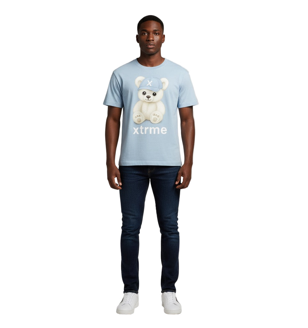 Bear X Tee – Sky Blue Edition