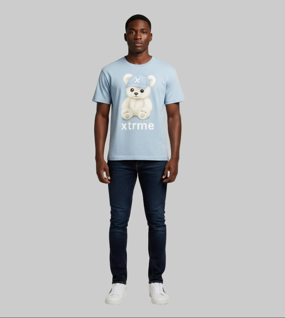 Bear X Tee – Sky Blue Edition