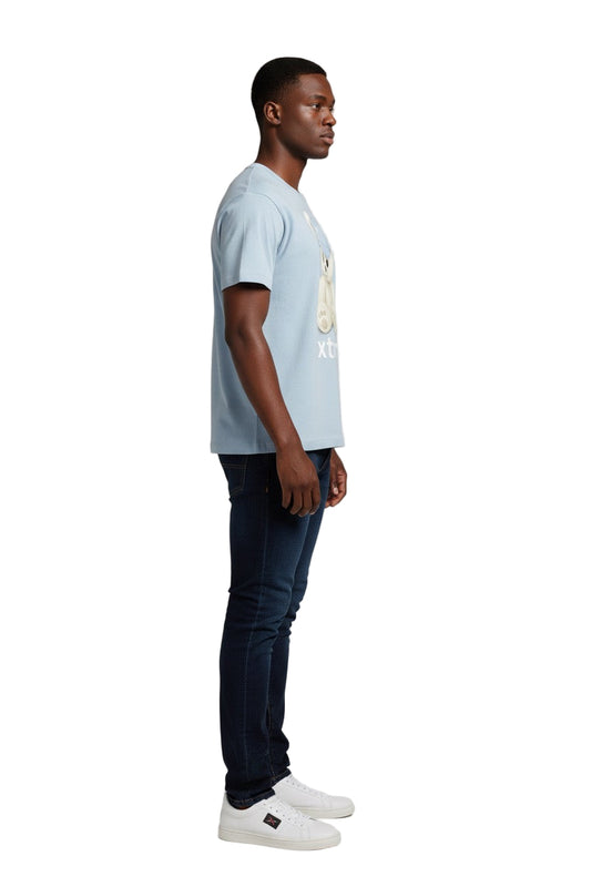 Bear X Tee – Sky Blue Edition