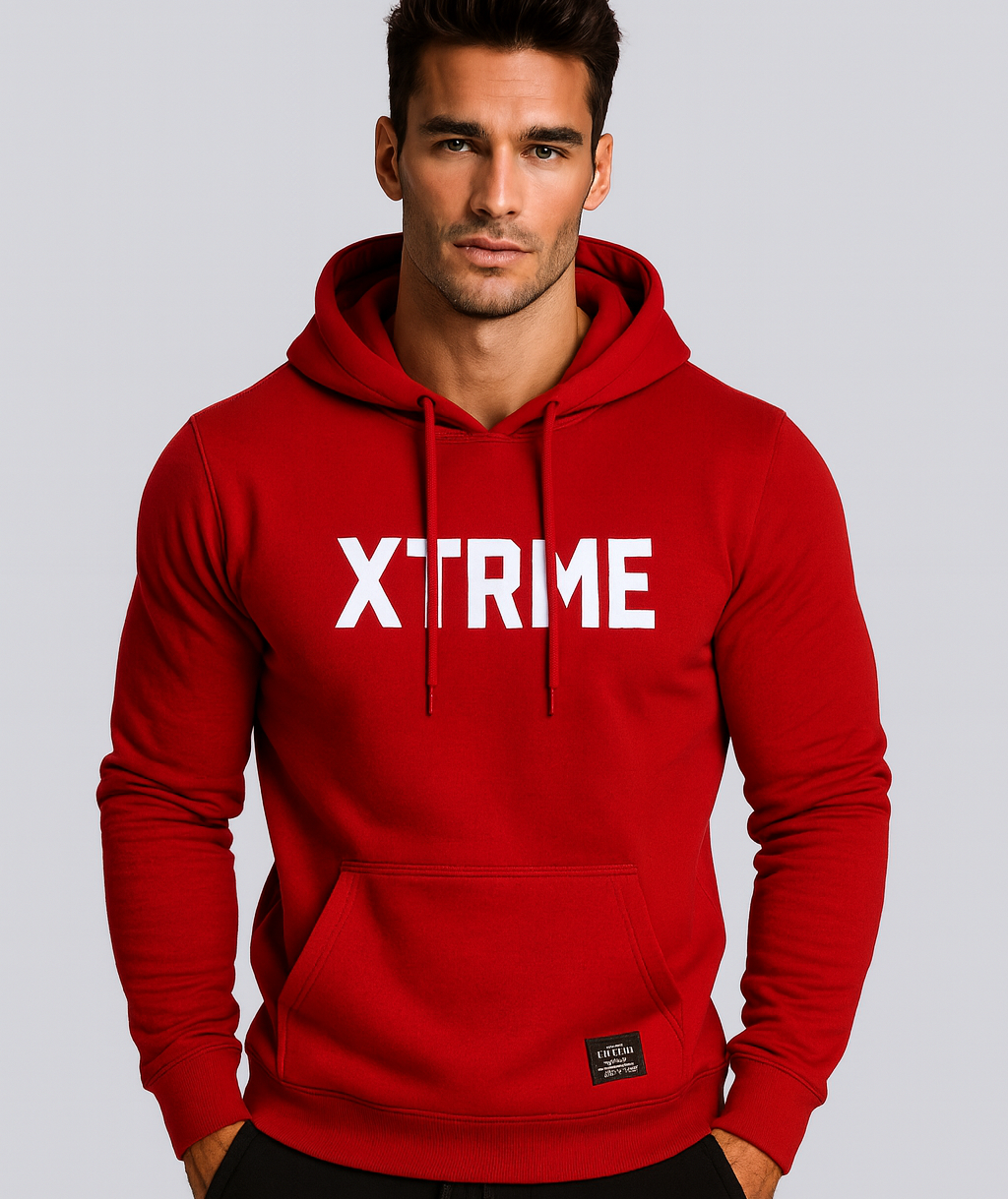 XTRME Red Hoodie — Core Edition