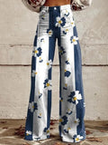 Casual Floral Wide Leg pants