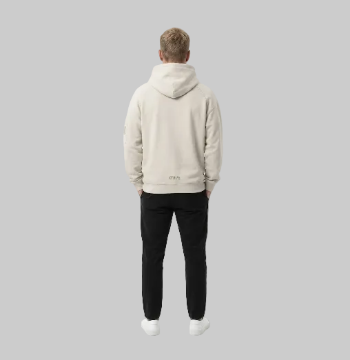 Utility Brush X Hoodie – Light Beige (Men)