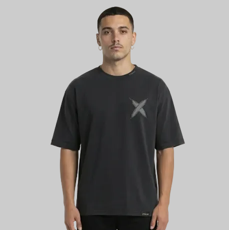 Mini Brush X T-Shirt – Charcoal Grey (Men)