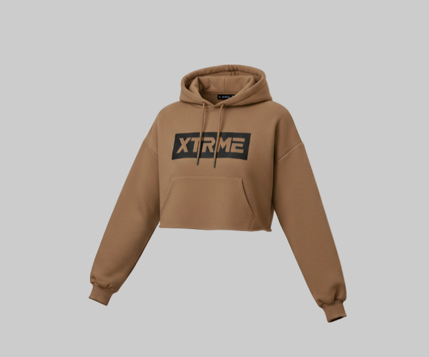 XTRME Camel Crop Hoodie — Women’s Edition