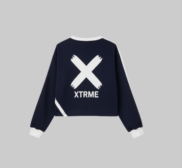 XTRME Take The Risk Navy Crop Top — Women’s Edition