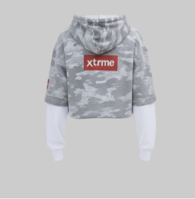 XTRME Rebel Crop Military Hoodie – Women’s Edition