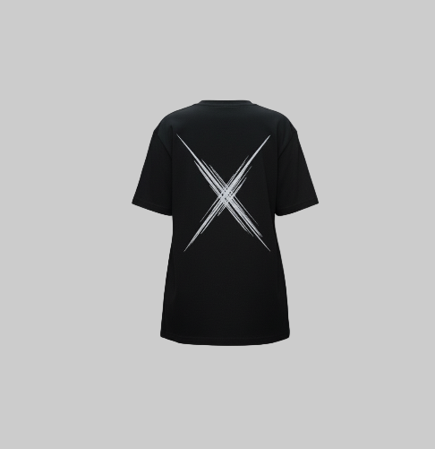 XTRME Urban City Black Oversized Tee
